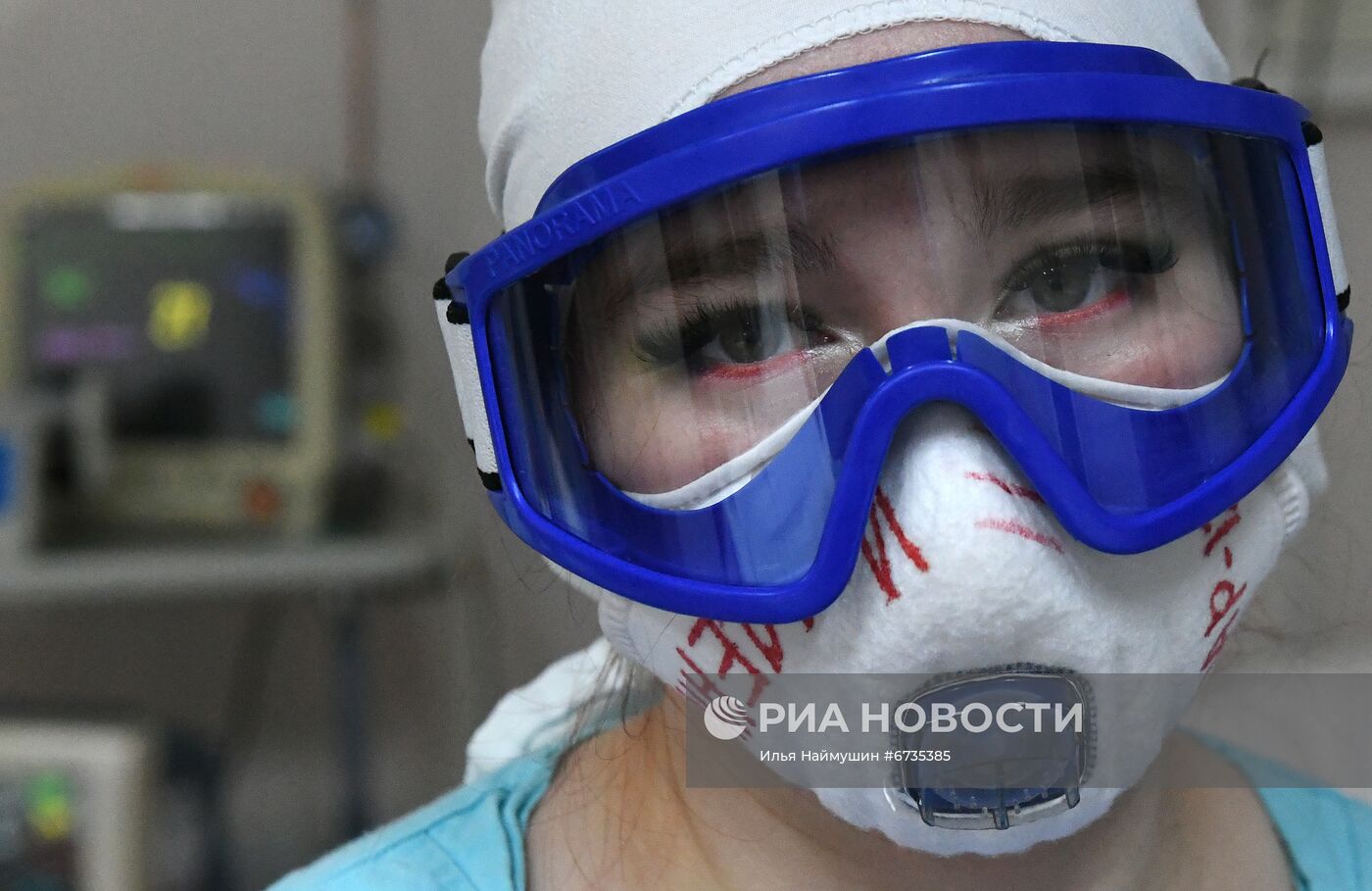 Работа ковид-госпиталя в новогоднюю ночь в Красноярске