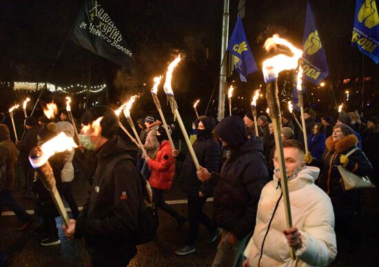 Марш националистов в Киеве