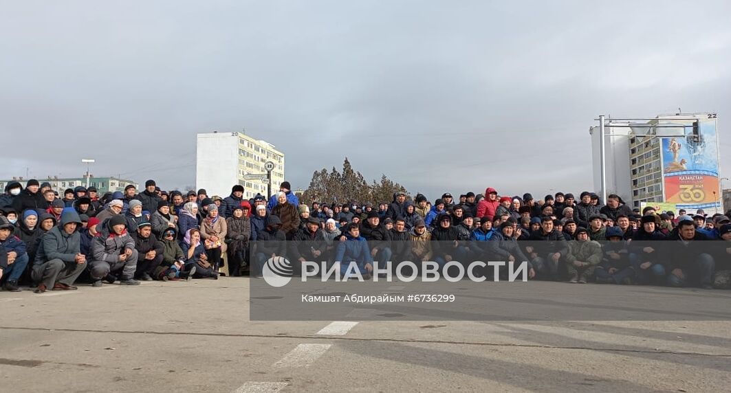 Газовые протесты в Казахстане 