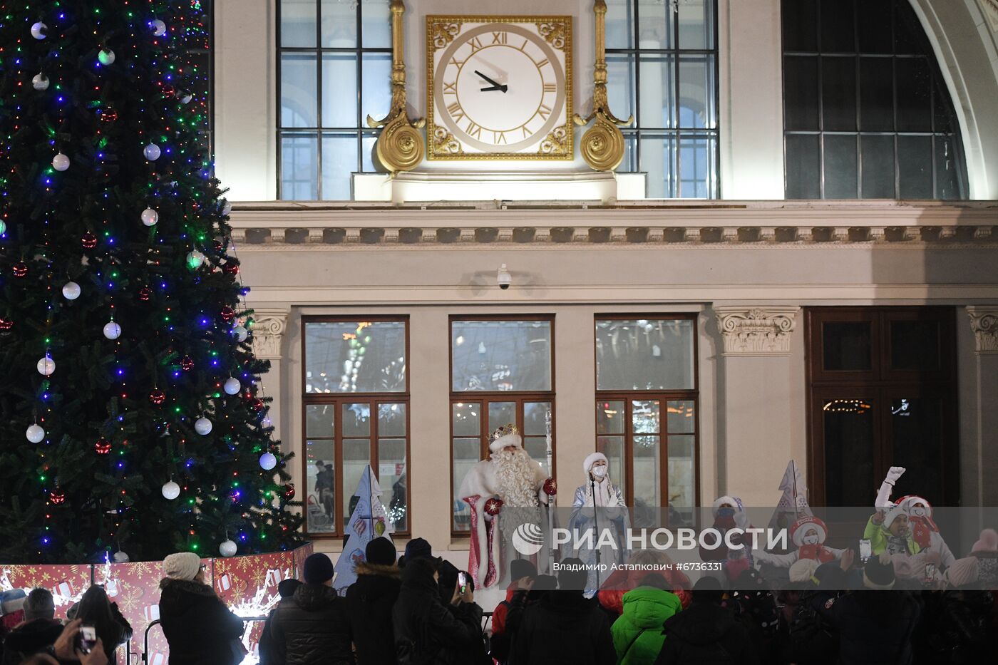 Поезд Деда Мороза в Москве