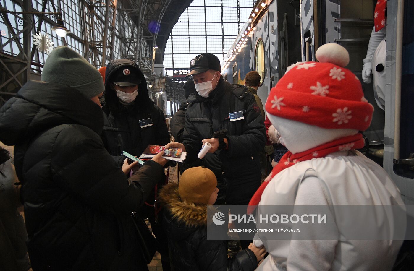 Поезд Деда Мороза в Москве