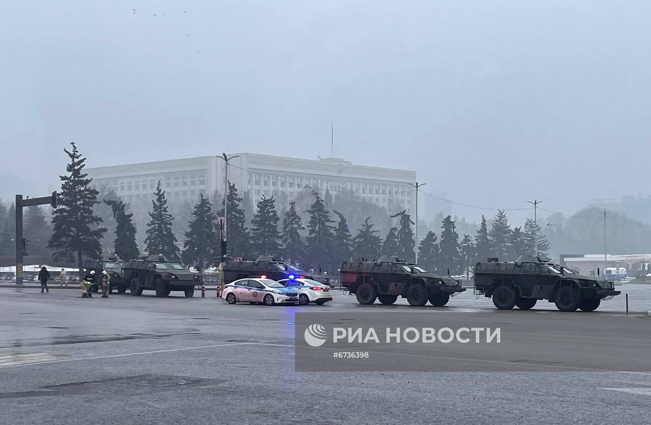 Обстановка в городах Казахстана на фоне протестов