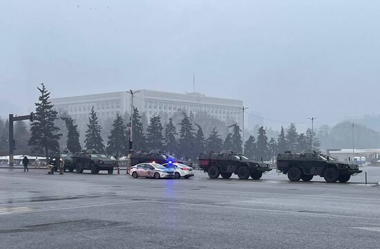 Обстановка в городах Казахстана на фоне протестов