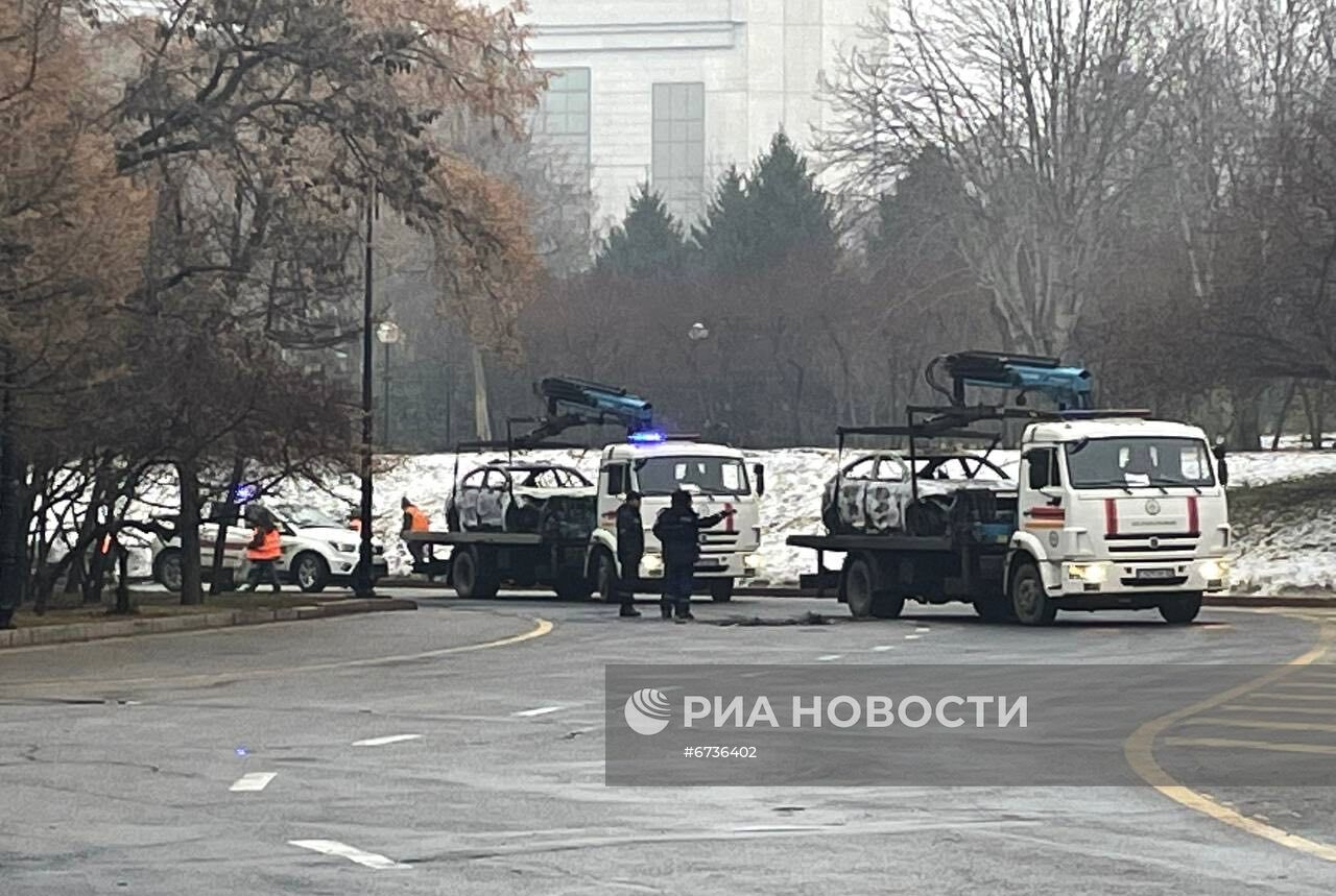 Обстановка в городах Казахстана на фоне протестов