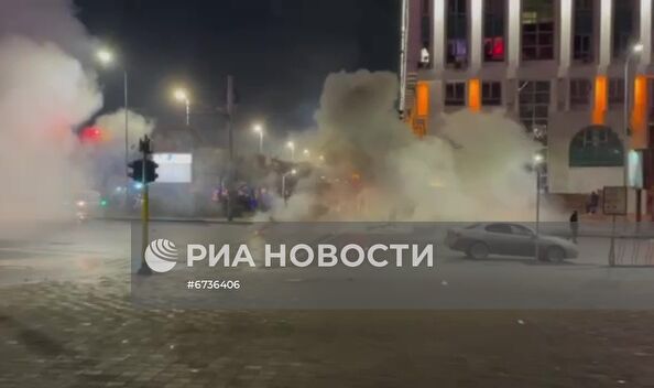 Обстановка в городах Казахстана на фоне протестов