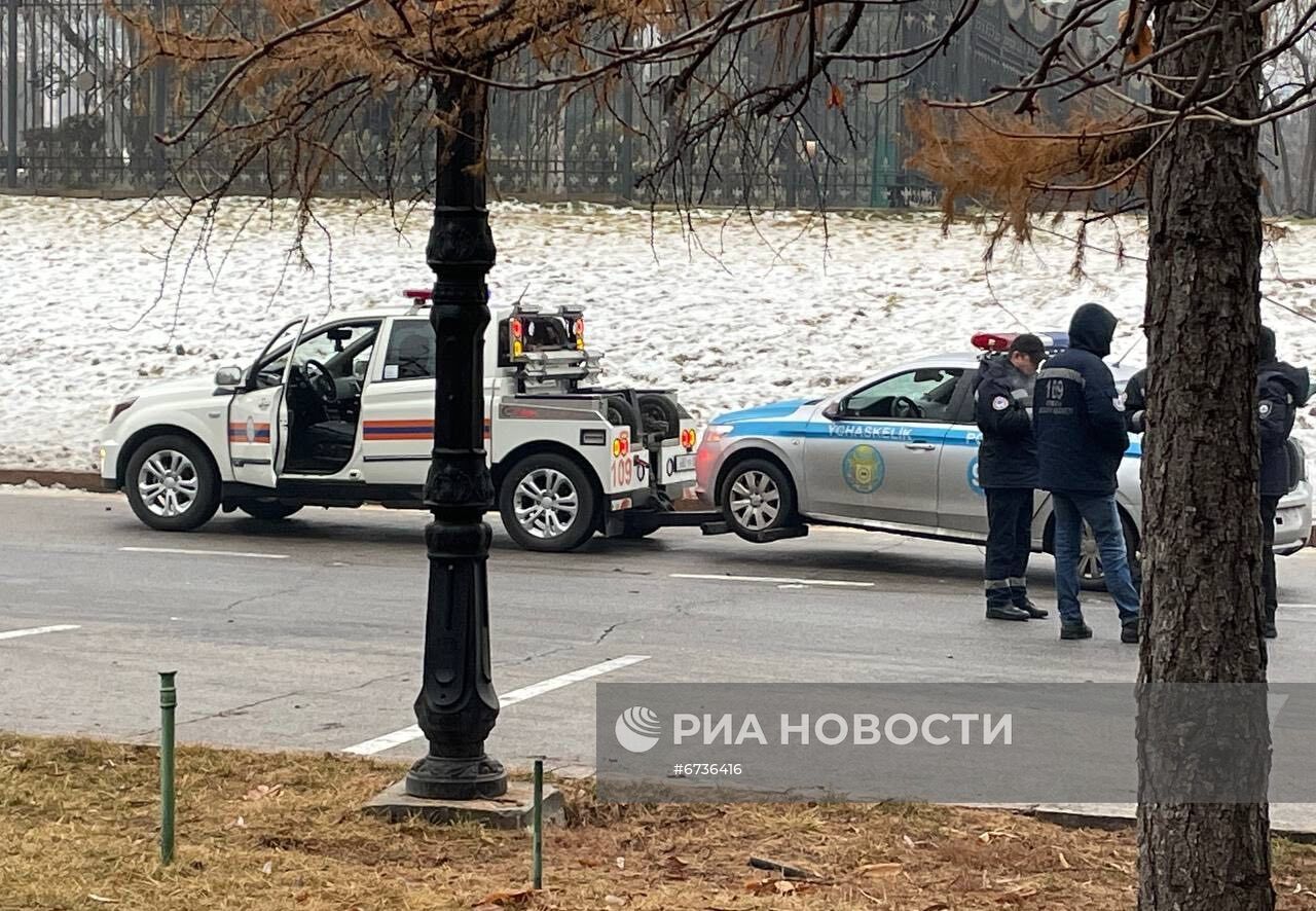 Обстановка в городах Казахстана на фоне протестов