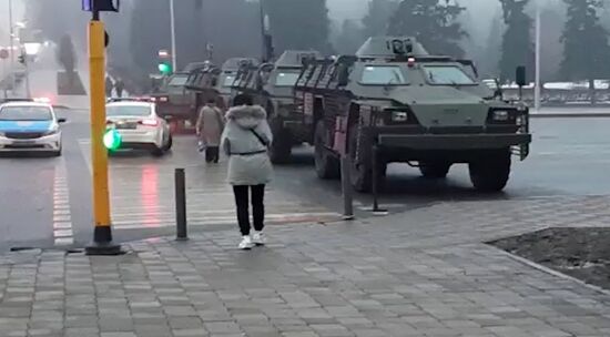 Обстановка в городах Казахстана на фоне протестов