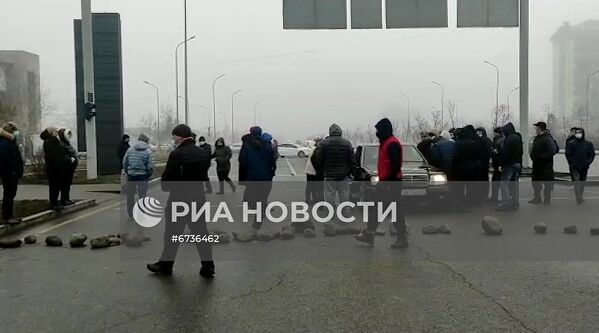 Обстановка в городах Казахстана на фоне протестов