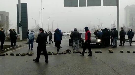 Обстановка в городах Казахстана на фоне протестов