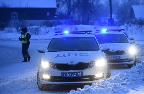 Рейды ДПС по выявлению нетрезвых водителей в Екатеринбурге