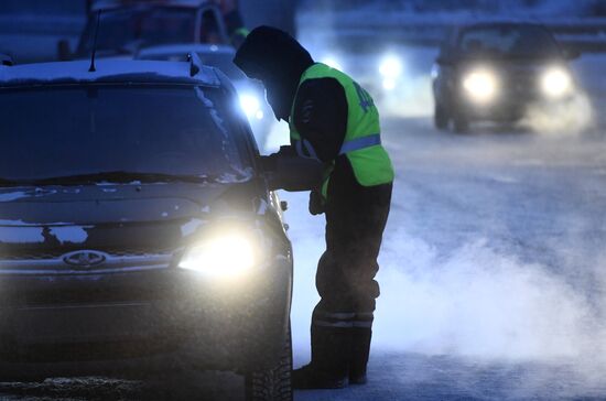 Рейды ДПС по выявлению нетрезвых водителей в Екатеринбурге
