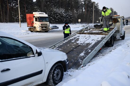 Рейды ДПС по выявлению нетрезвых водителей в Екатеринбурге