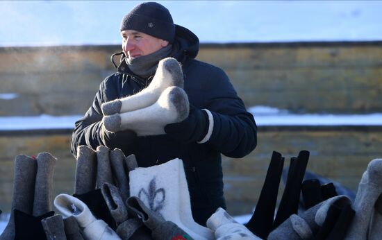 Фестиваль "Кукморские валенки" в Казани