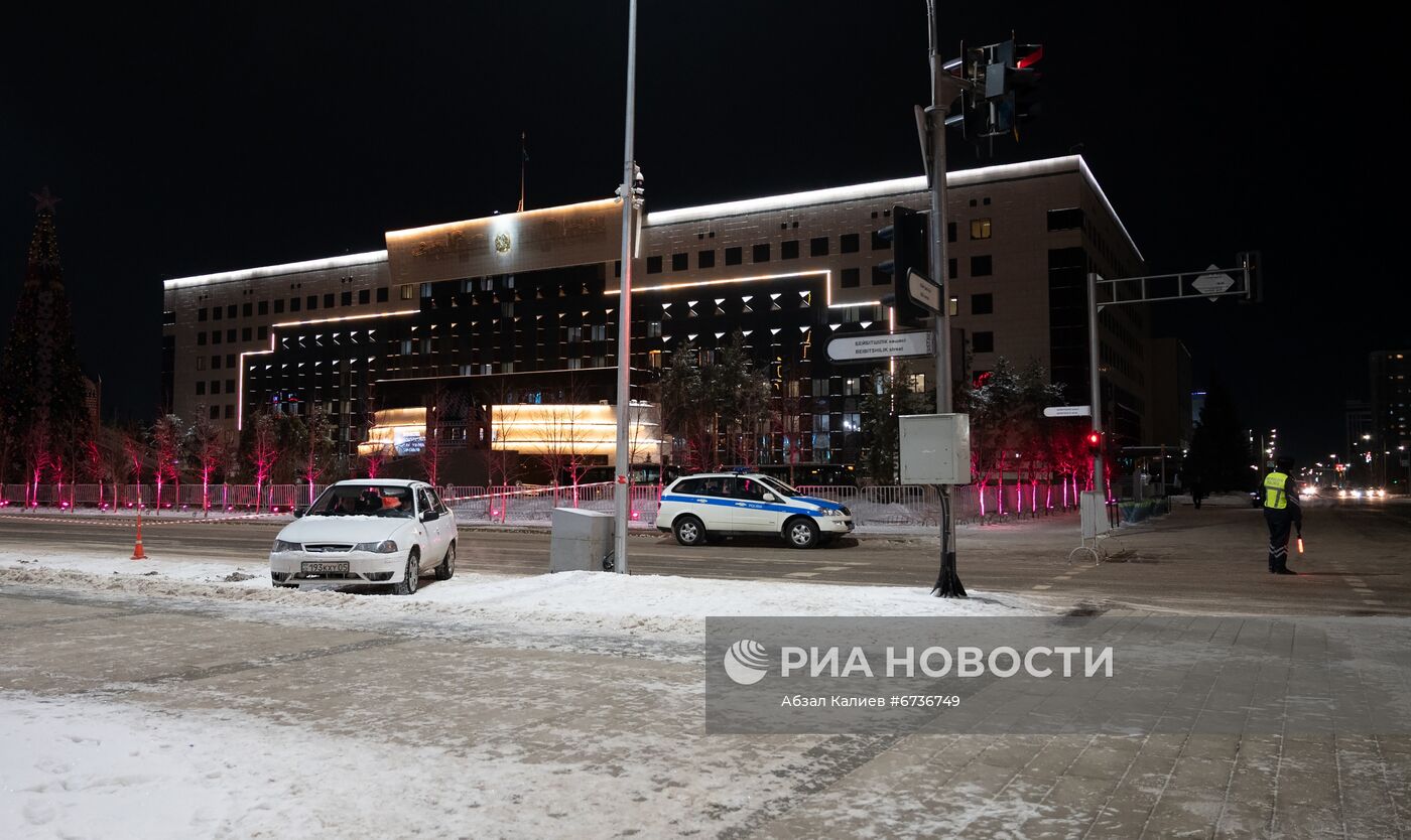 Обстановка в городах Казахстана на фоне протестов