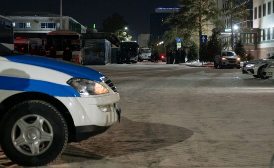 Обстановка в городах Казахстана на фоне протестов