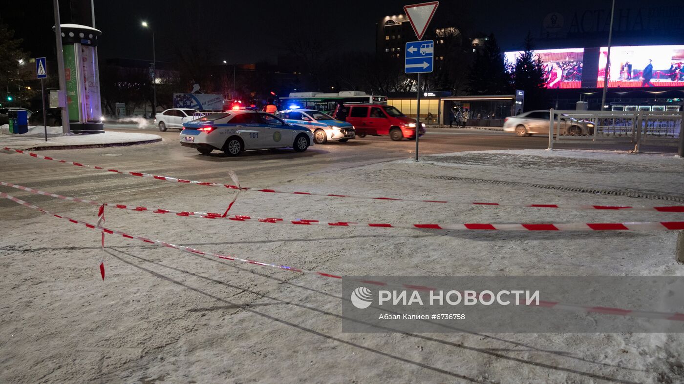 Обстановка в городах Казахстана на фоне протестов