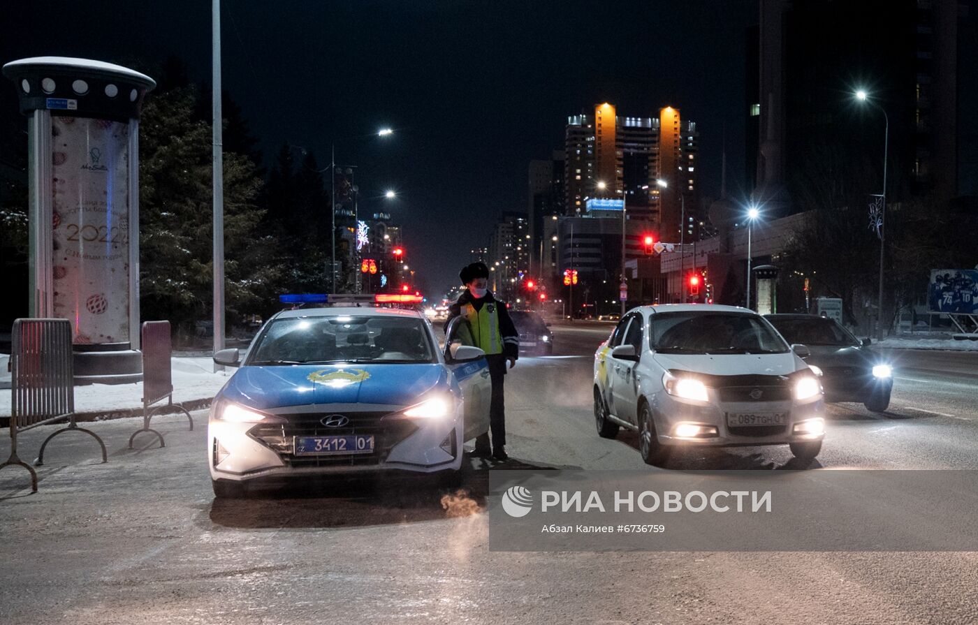 Обстановка в городах Казахстана на фоне протестов