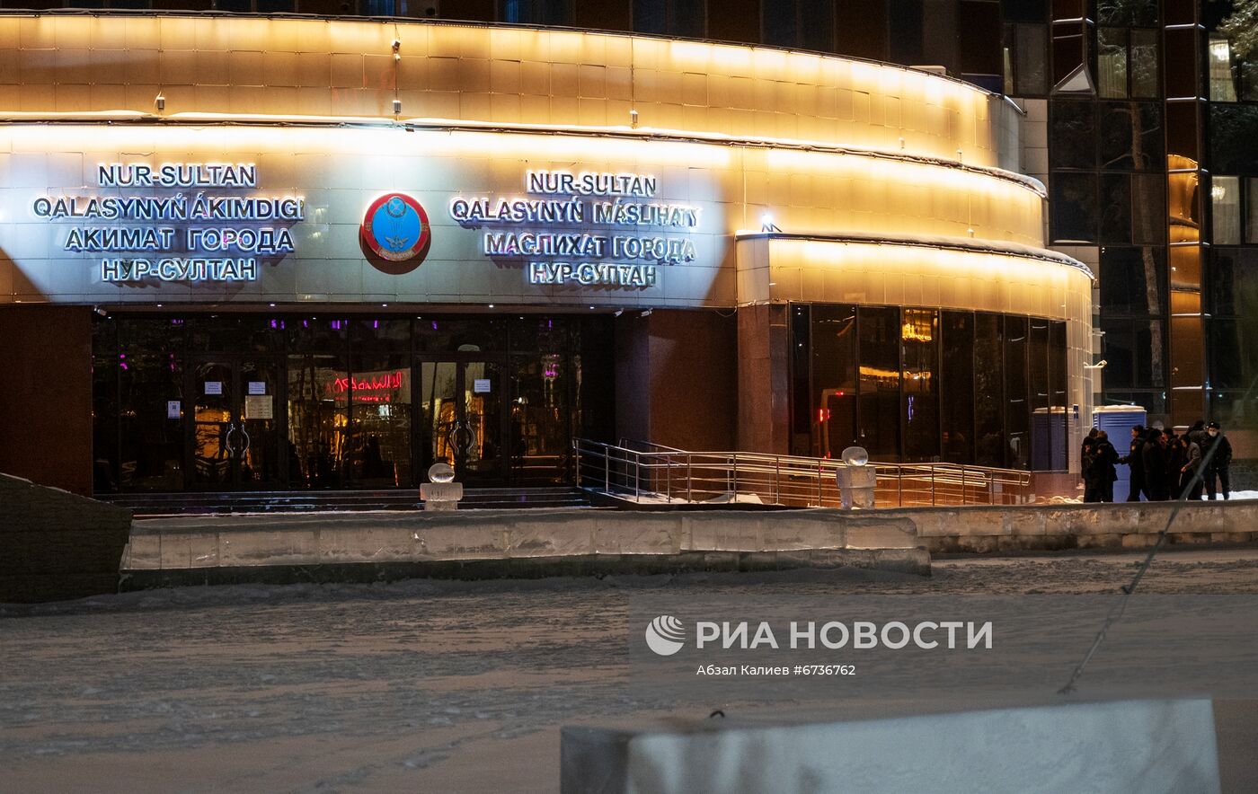 Обстановка в городах Казахстана на фоне протестов