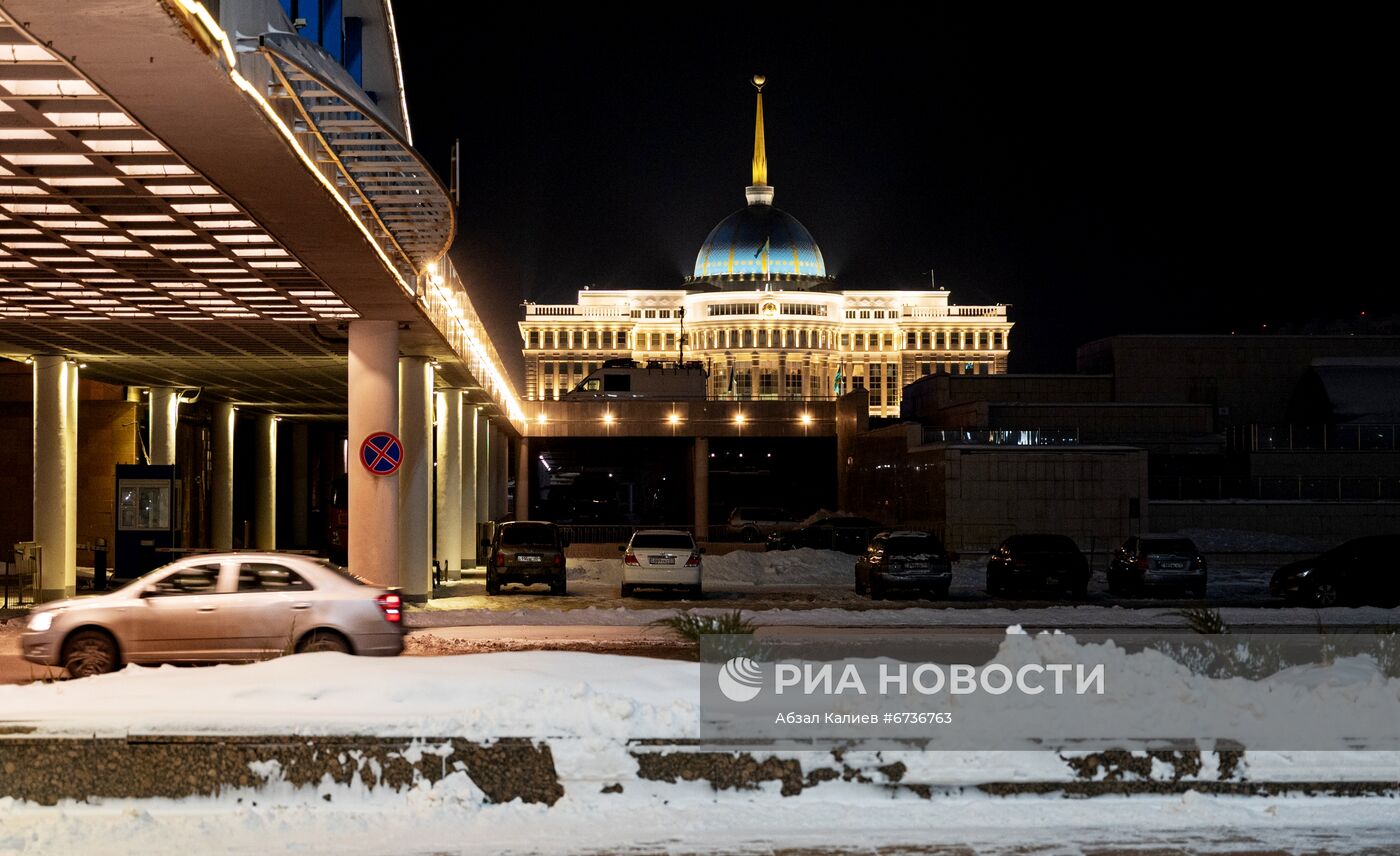 Обстановка в городах Казахстана на фоне протестов