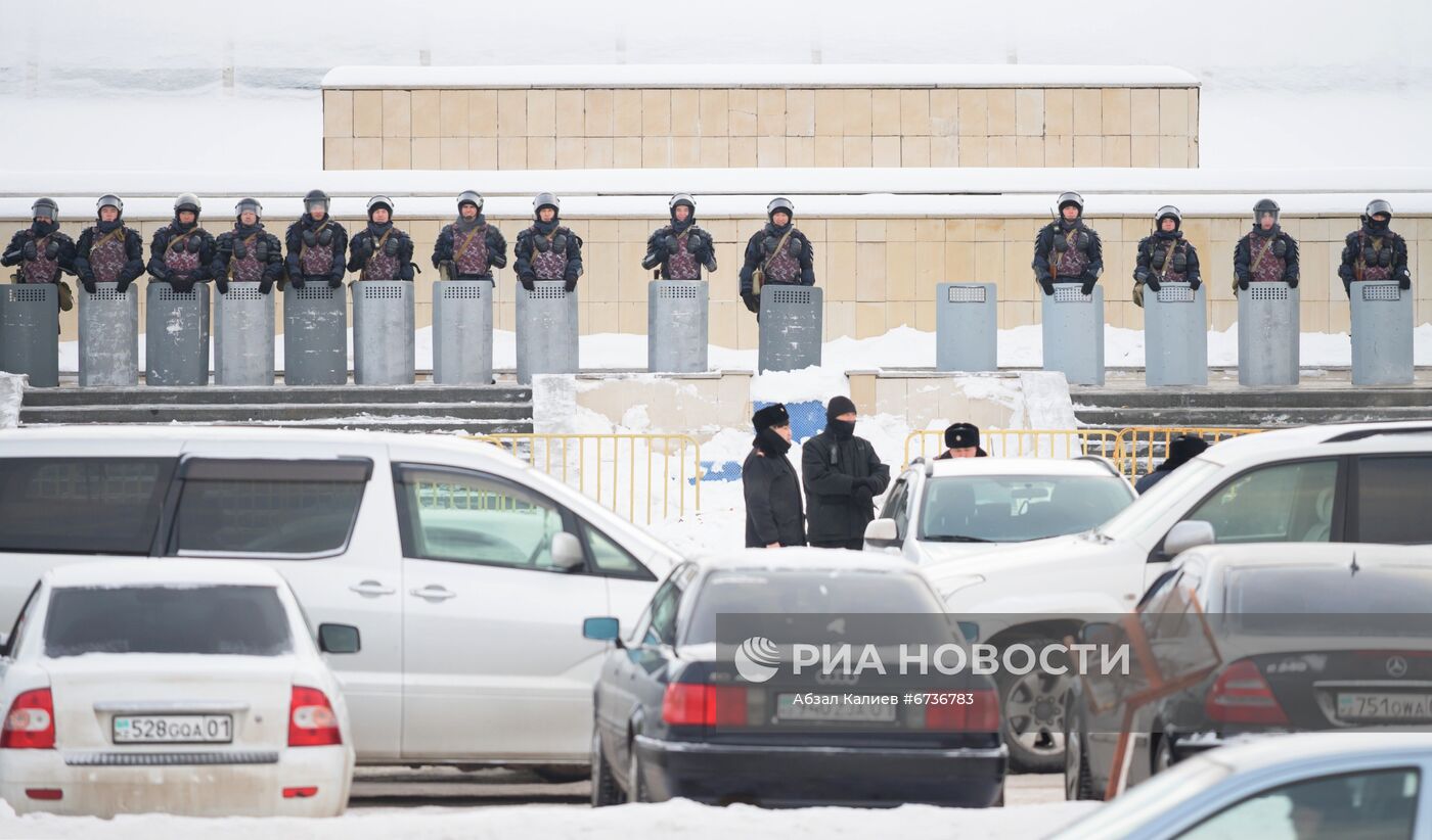 Ситуация в Казахстане на фоне протестов