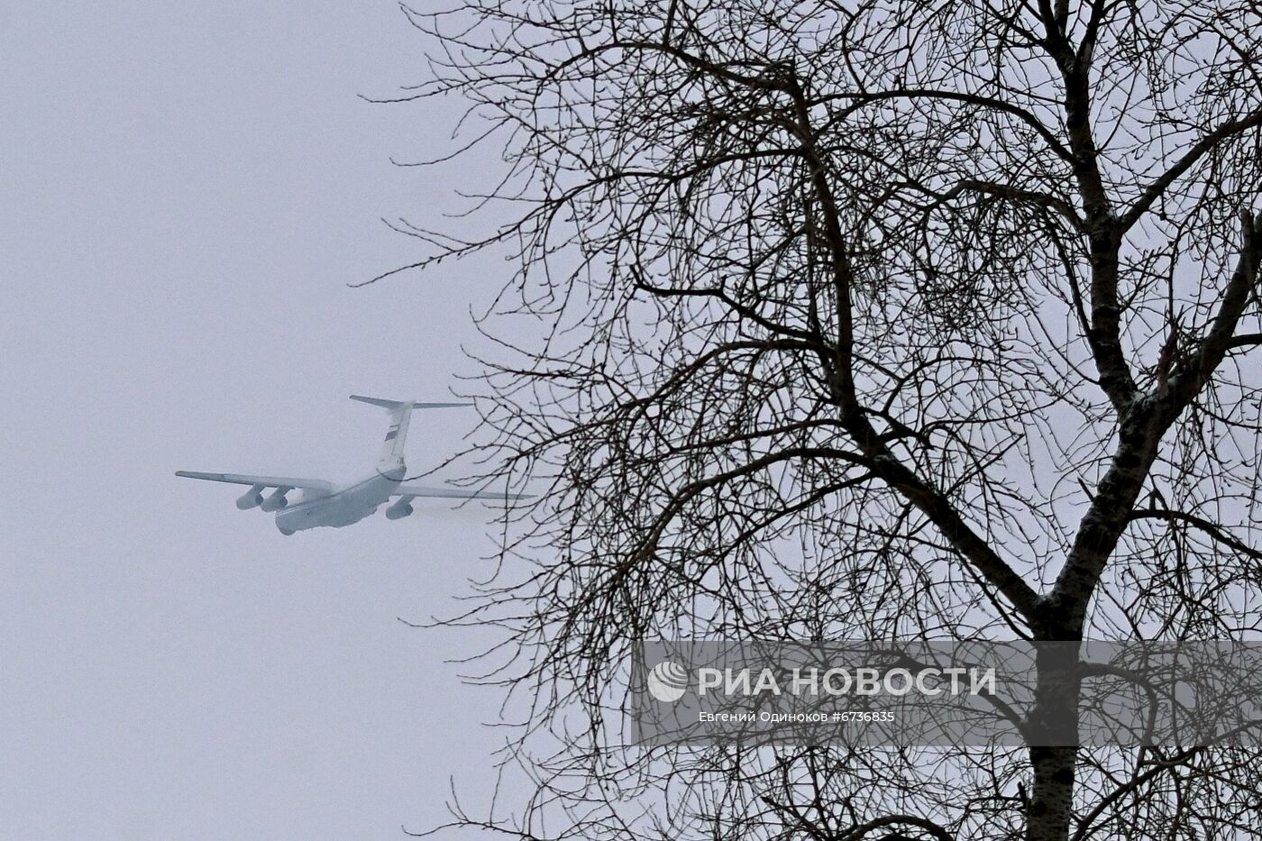 Отправка российской части миротворческого контингента в Казахстан