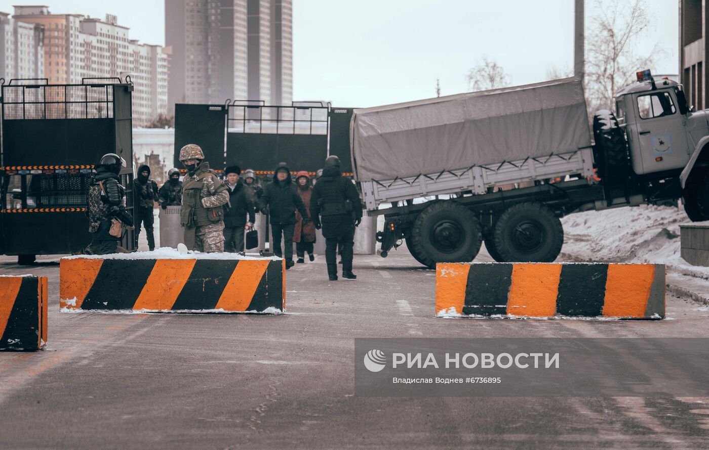 Ситуация в Казахстане на фоне протестов