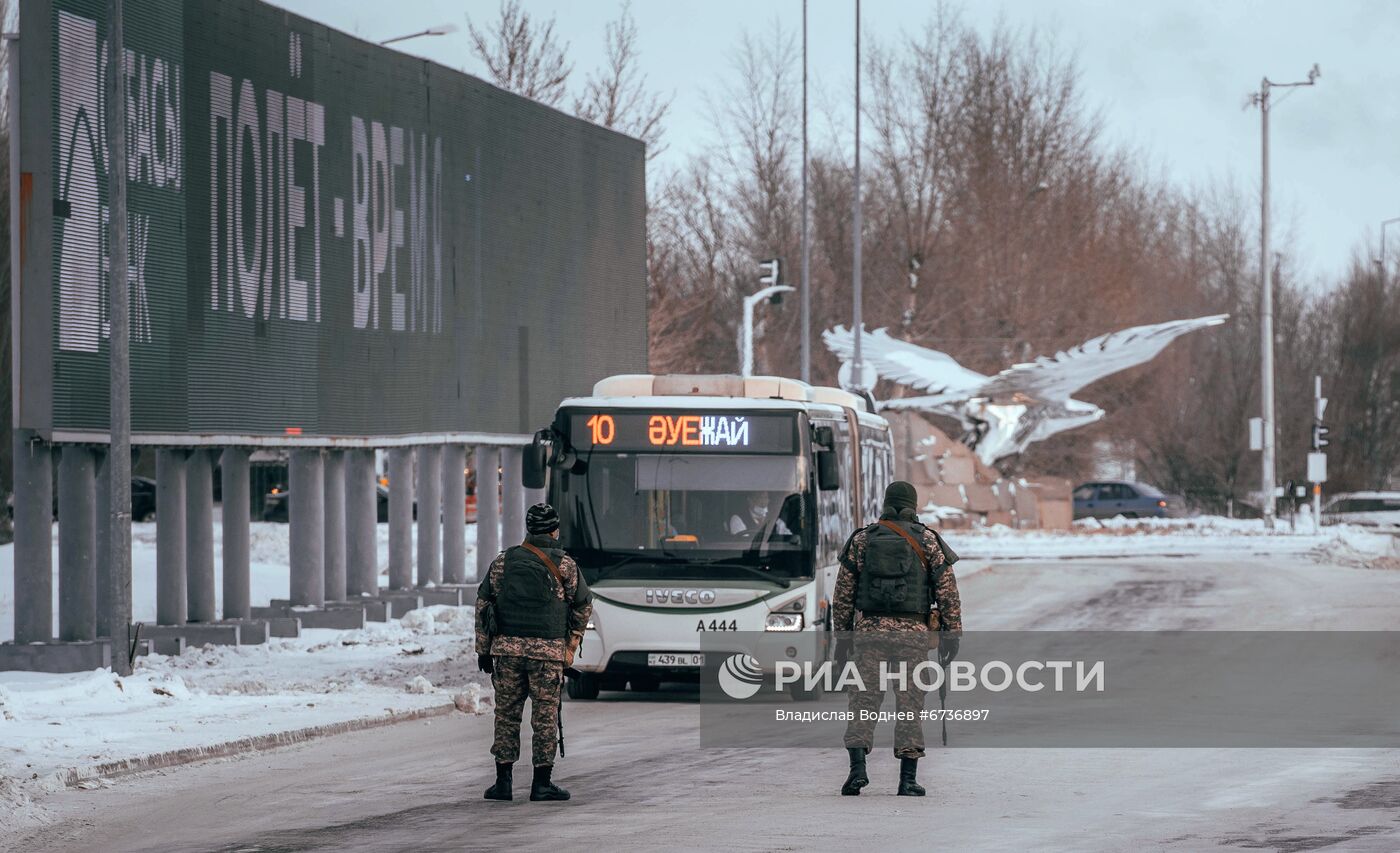 Ситуация в Казахстане на фоне протестов