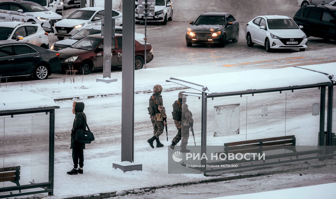 Ситуация в Казахстане на фоне протестов