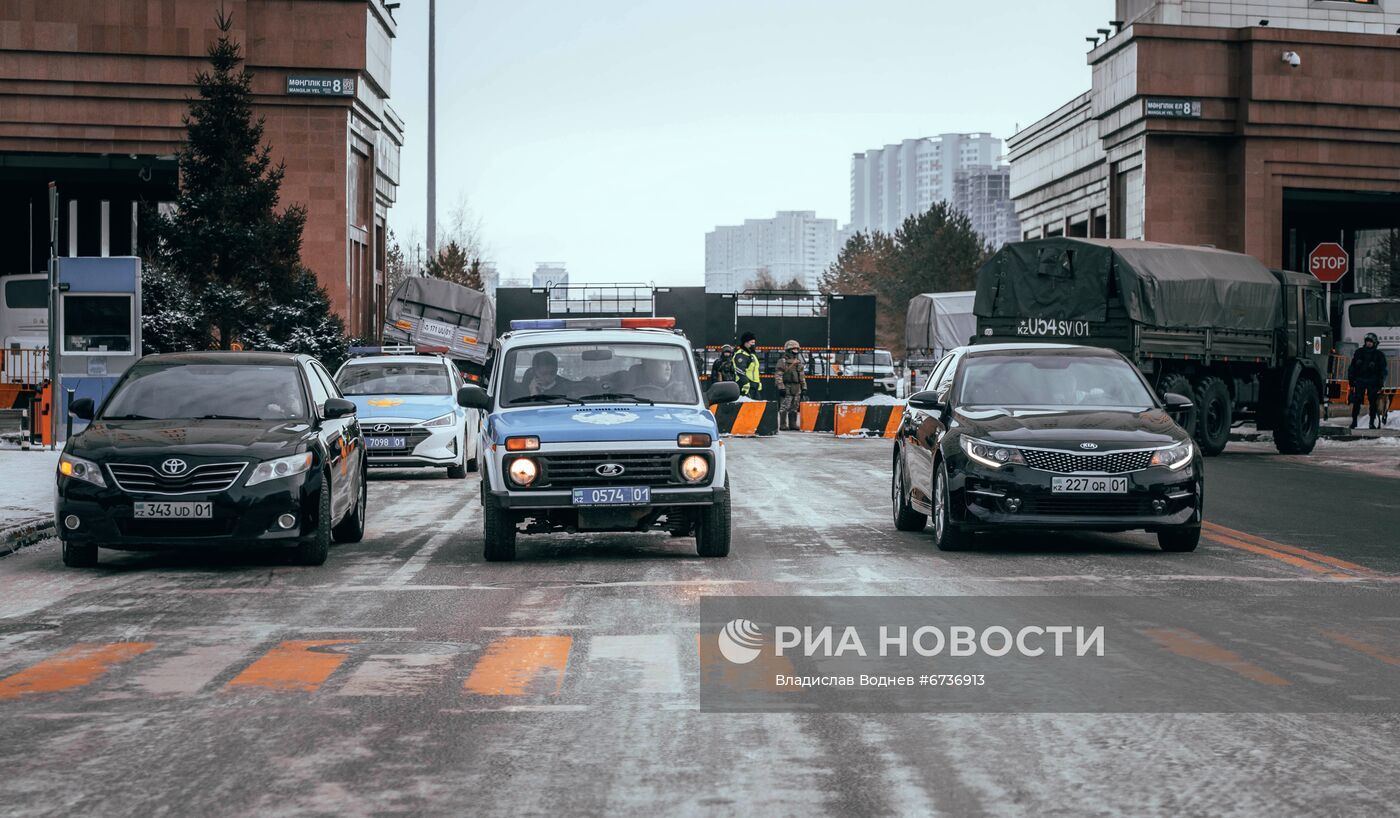 Ситуация в Казахстане на фоне протестов