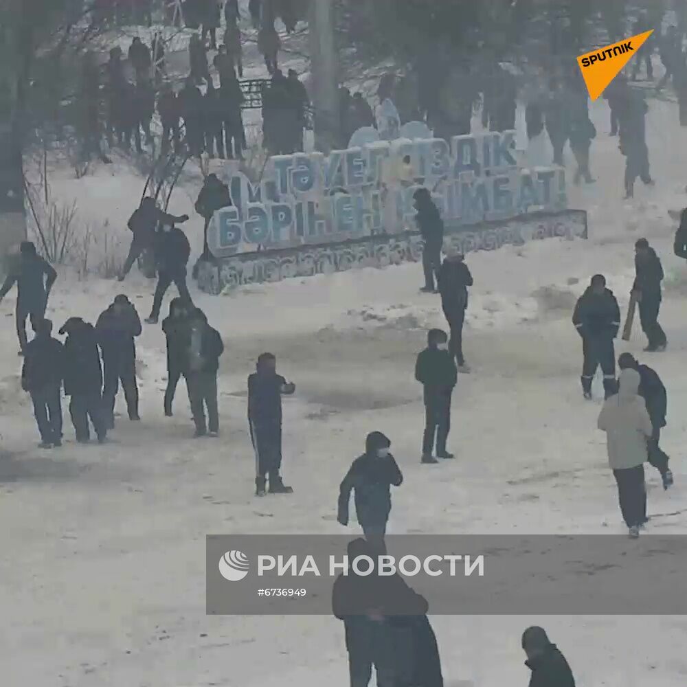 Ситуация в Казахстане на фоне протестов