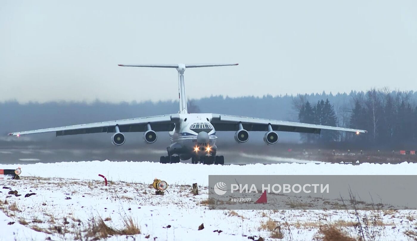 Отправка белорусских миротворцев в Казахстан