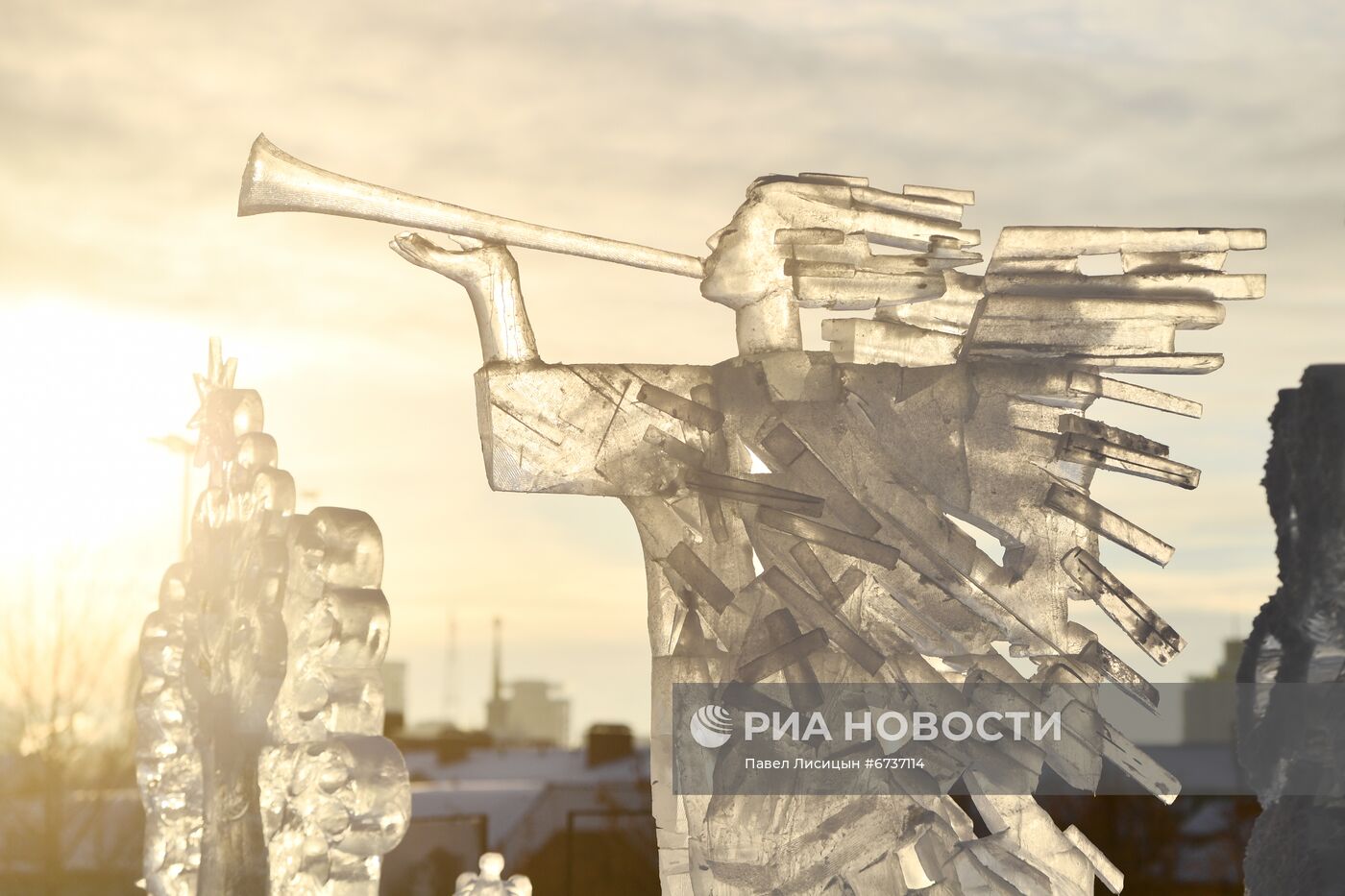 XVI Рождественский фестиваль ледовой скульптуры "Вифлеемская звезда"