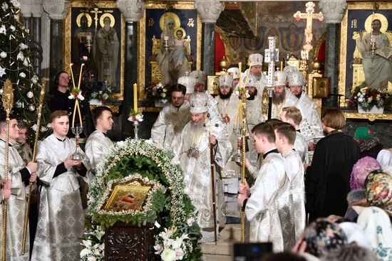 Празднование православного Рождества в Киеве