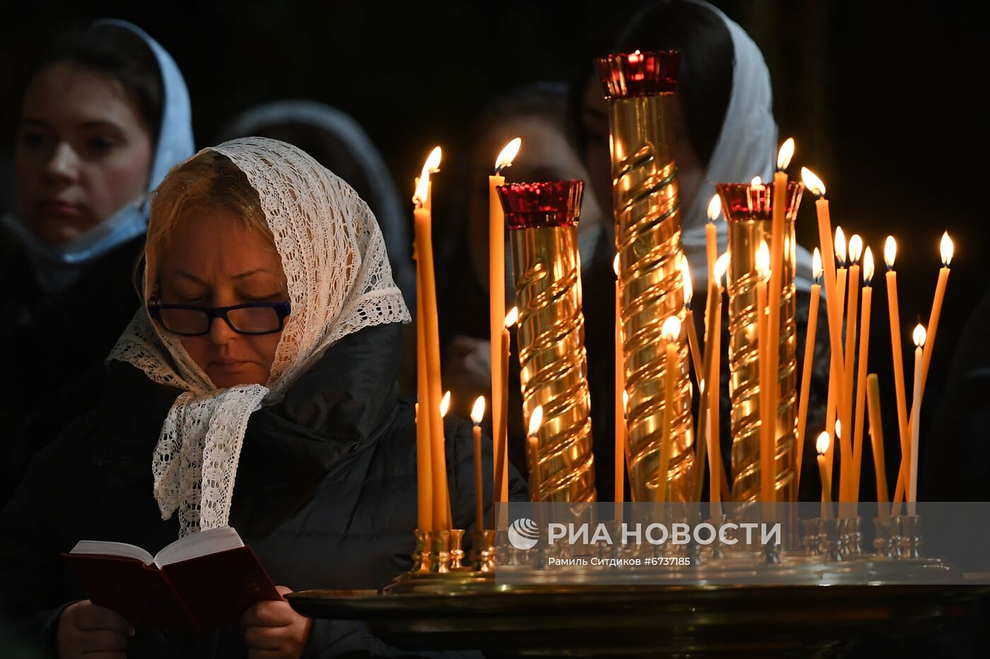 Празднование Рождества Христова в Москве 