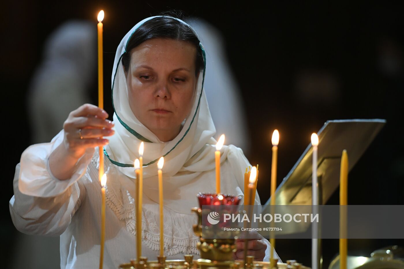 Празднование Рождества Христова в Москве 