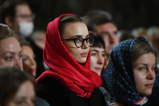 Празднование Рождества Христова в Москве 
