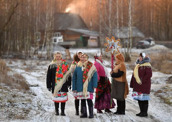 Рождественское колядование в Белоруссии