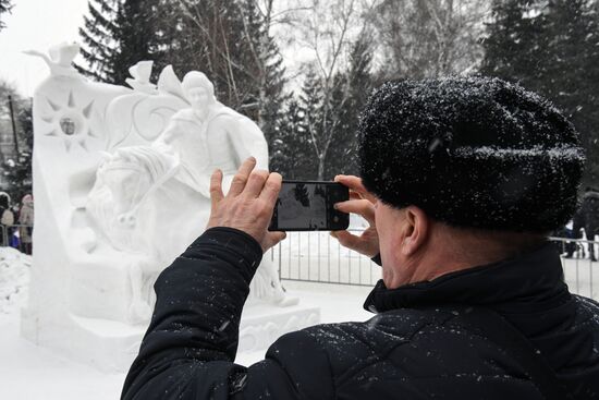 XXII Сибирский фестиваль снежной скульптуры