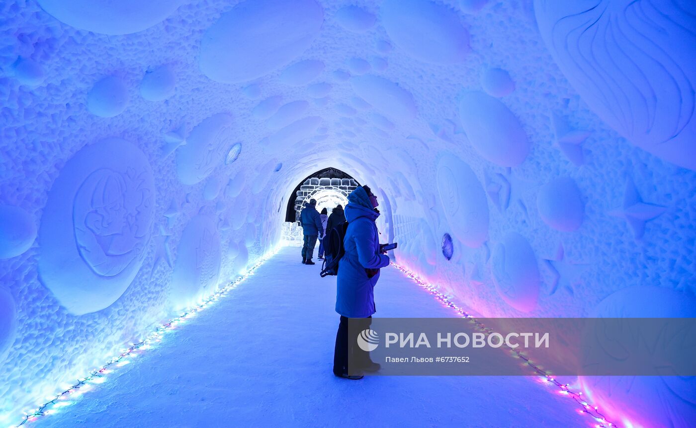 Туристический центр "Снежная деревня" в Кировске