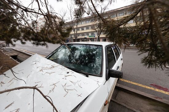 Ситуация в городах Казахстана во время ЧП