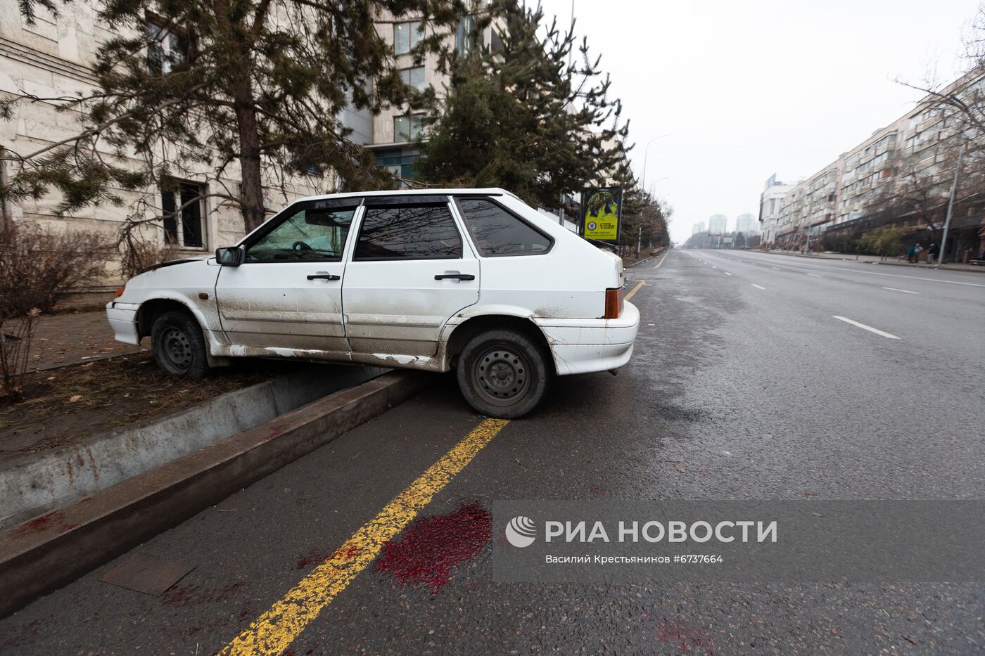 Ситуация в городах Казахстана во время ЧП