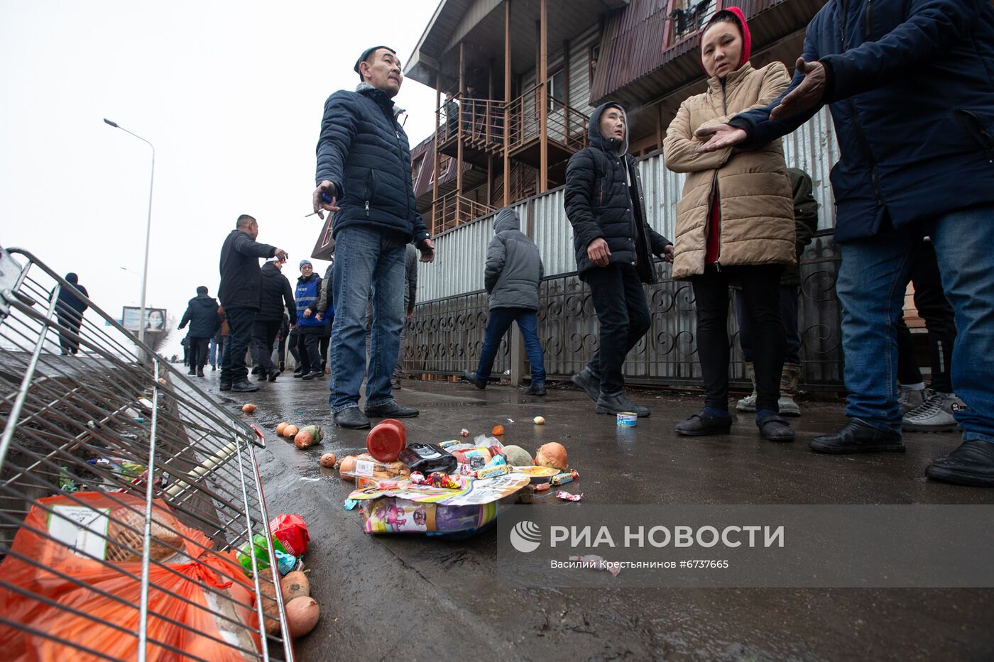 Ситуация в городах Казахстана во время ЧП