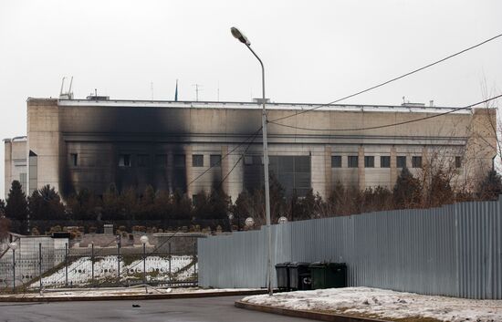 Ситуация в городах Казахстана во время ЧП