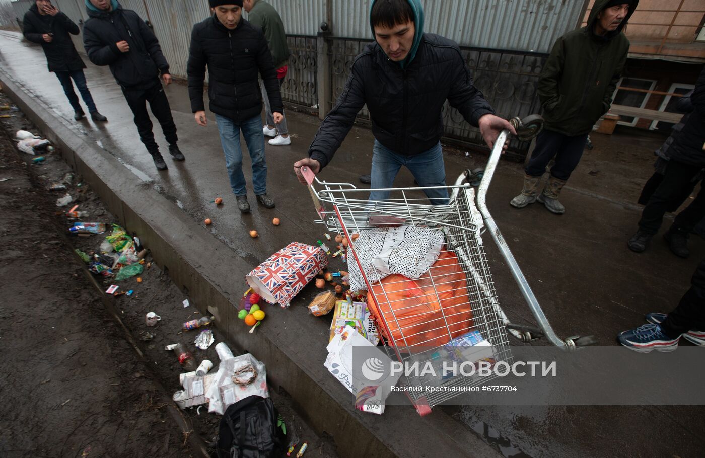 Ситуация в городах Казахстана во время ЧП