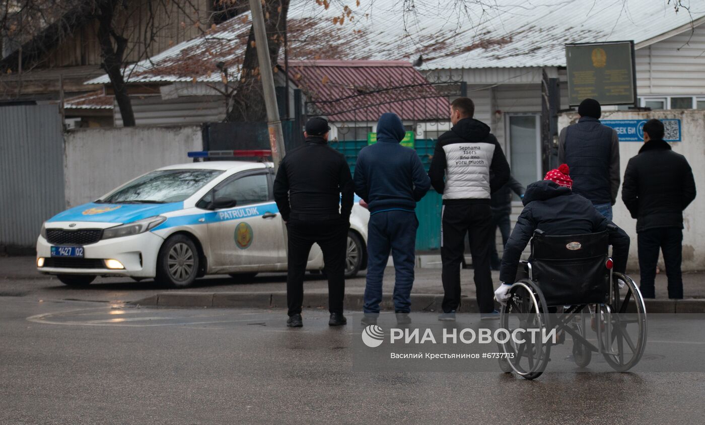 Ситуация в городах Казахстана во время ЧП