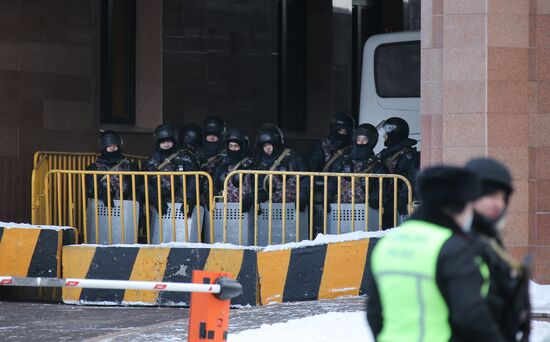 Ситуация в городах Казахстана во время ЧП