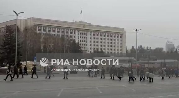 Обстановка в городах Казахстана на фоне протестов