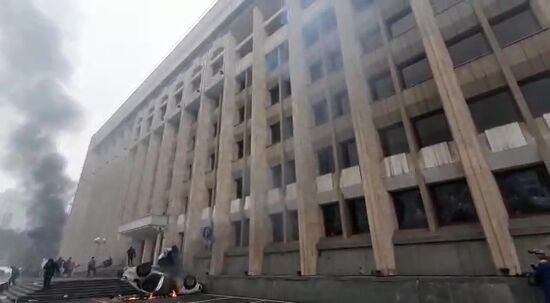 Обстановка в городах Казахстана на фоне протестов