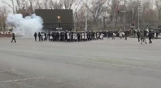 Обстановка в городах Казахстана на фоне протестов