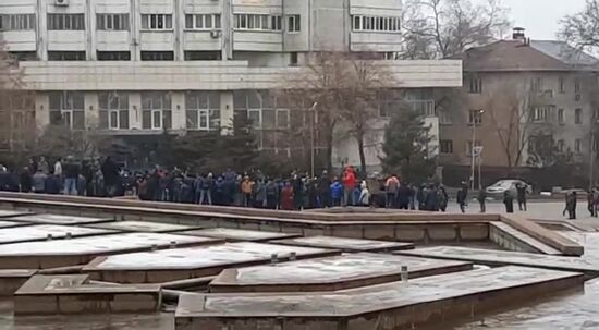 Обстановка в городах Казахстана на фоне протестов